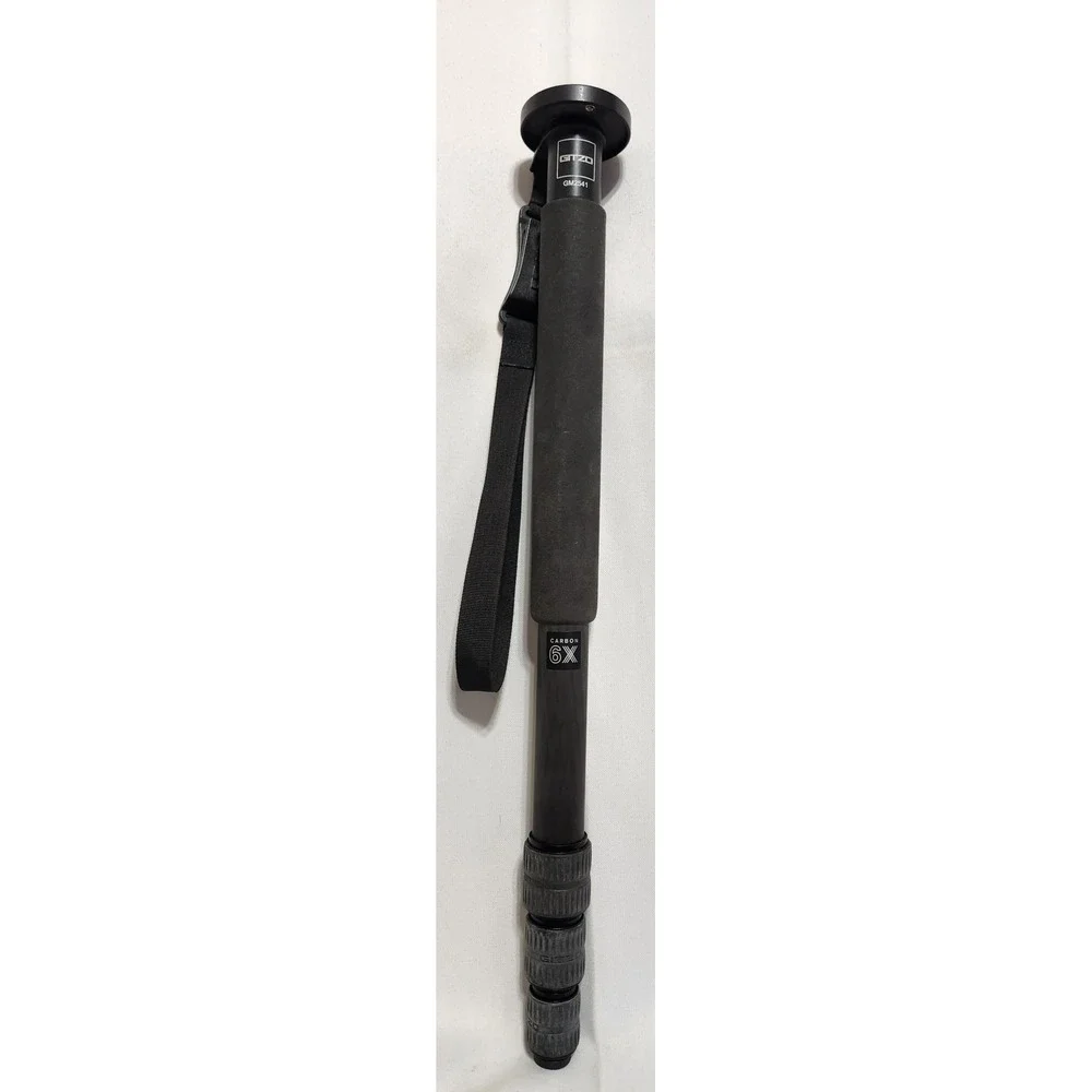 Gitzo GM2541 Series 2 Carbon 6X Monopod 4-Section Made in Italy Black no tip
